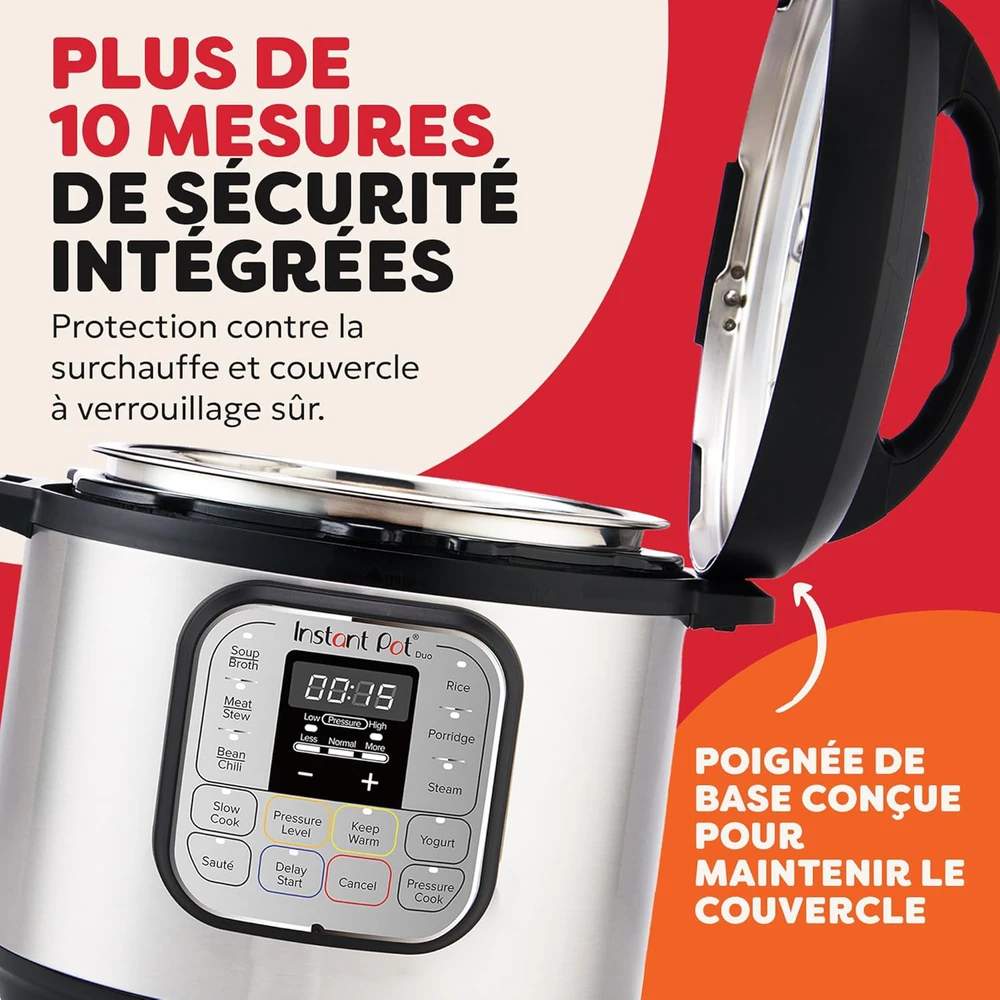 Daugiafunkcinis puodas Instant Pot Duo Mini 3L (juoda)