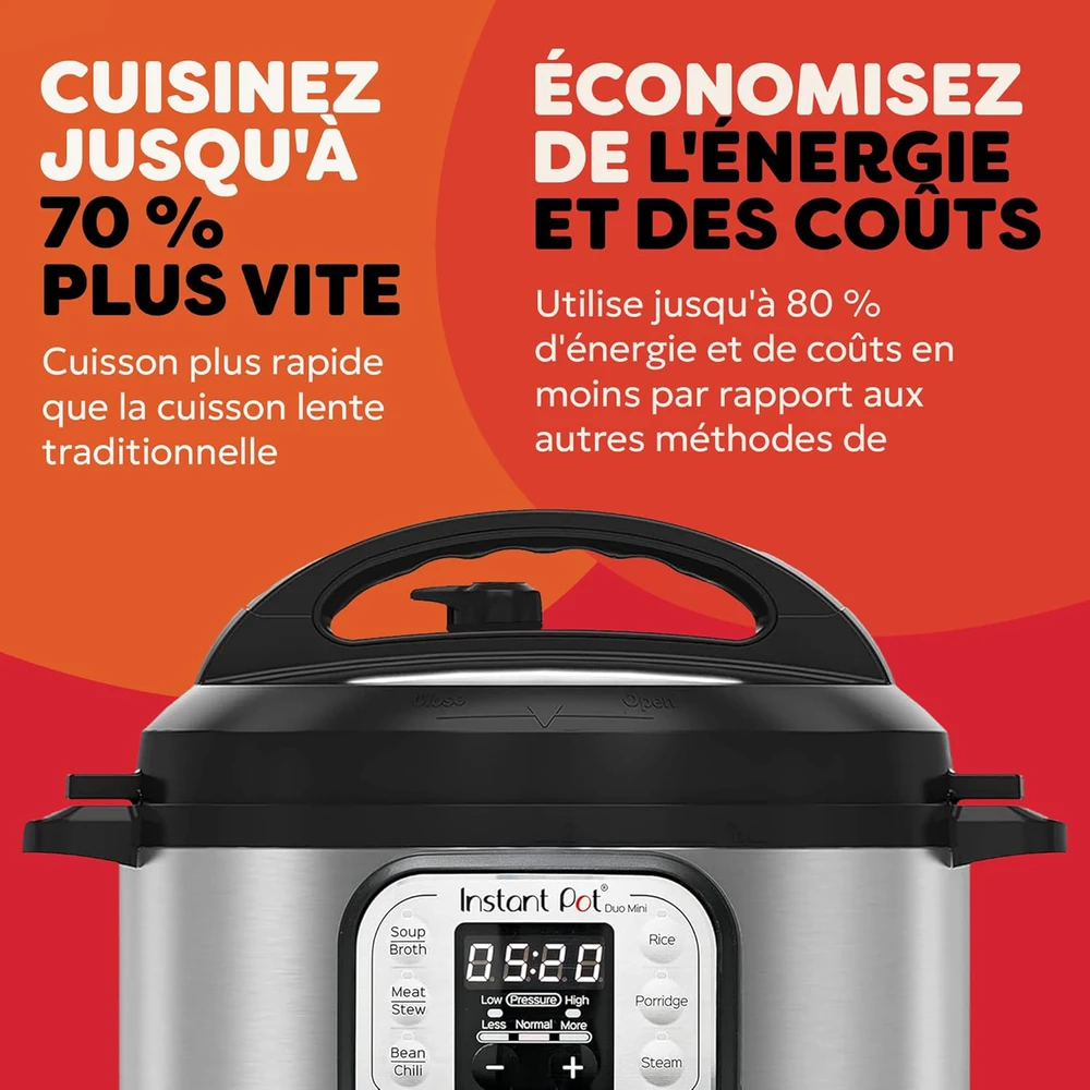 Daugiafunkcinis puodas Instant Pot Duo Mini 3L (juoda)