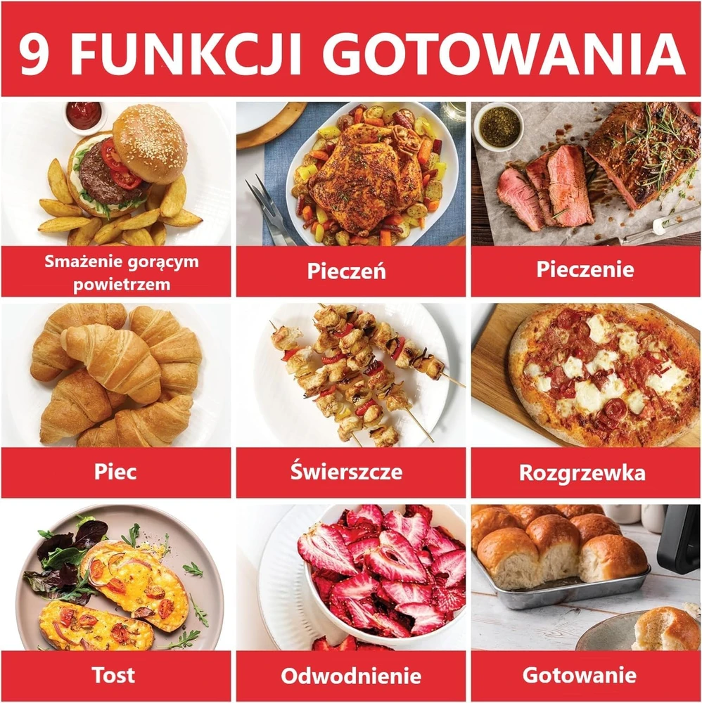 Instant Pot karšto oro gruzdintuvė 13 l, 1700 W su iešmu 140-4101-01-EU