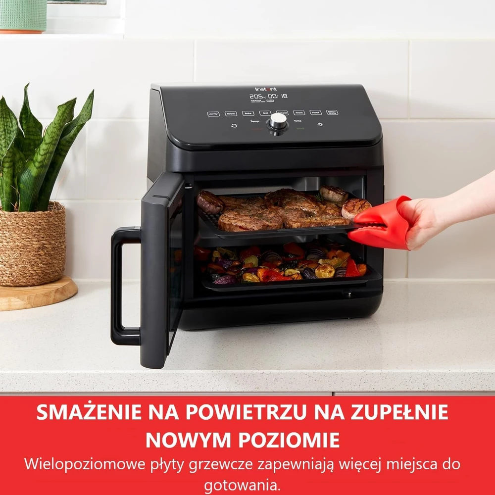 Instant Pot karšto oro gruzdintuvė 13 l, 1700 W su iešmu 140-4101-01-EU