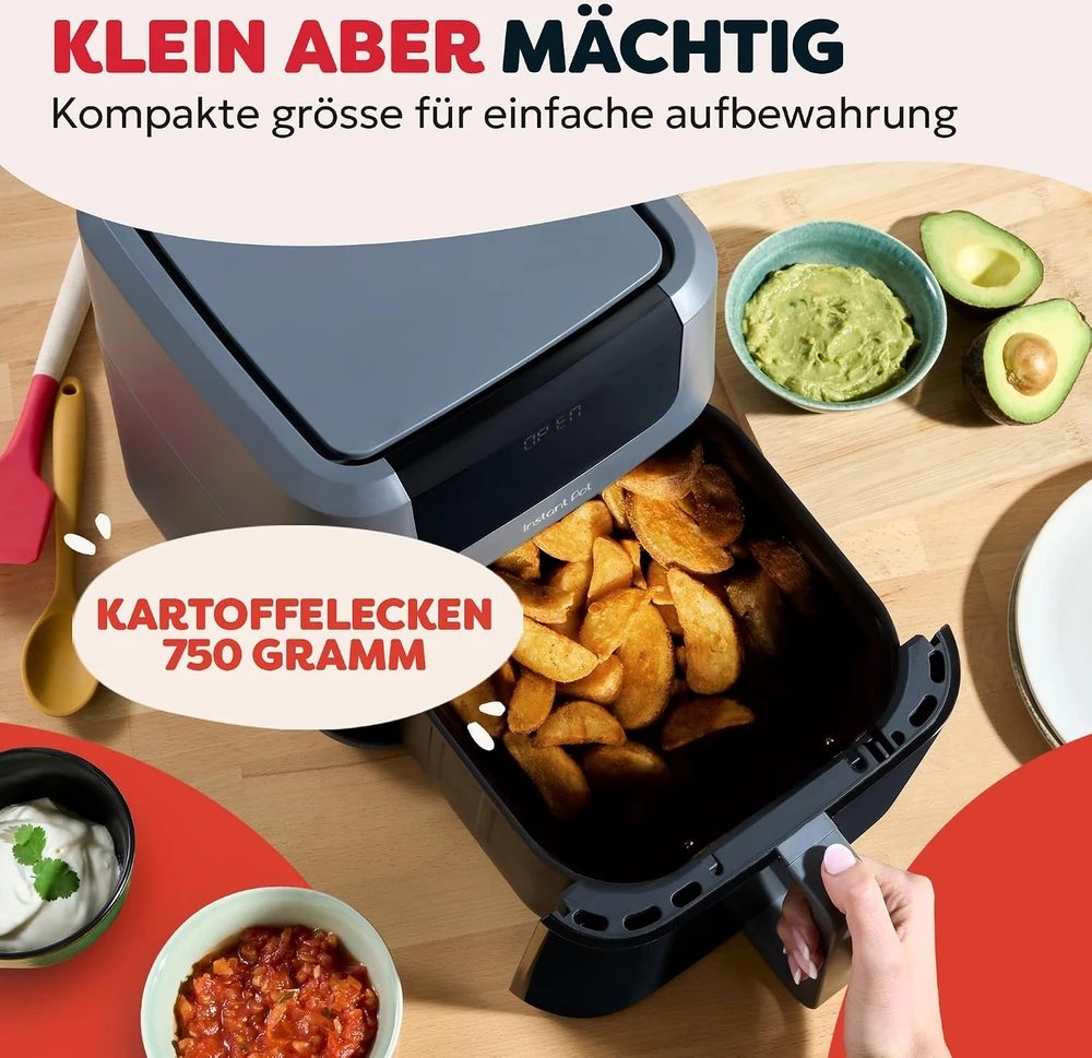 Instant Pot karšto oro gruzdintuvė 5 l, 1500 W, 4 funkcijų, 140-3145-01-EU