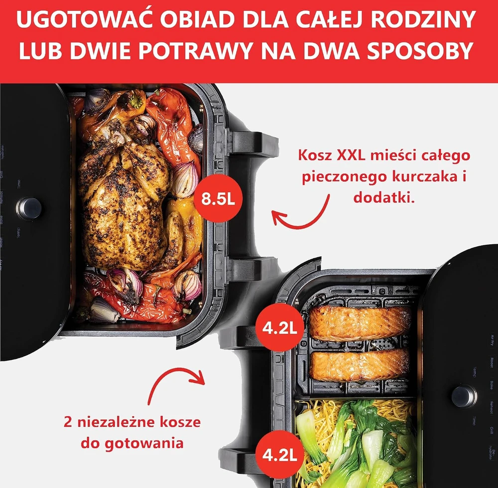 Gruzdintuvė Instant Pot „Instant-Vortex Plus VersaZone“ 8,5 l oro keptuvė – 1700 W