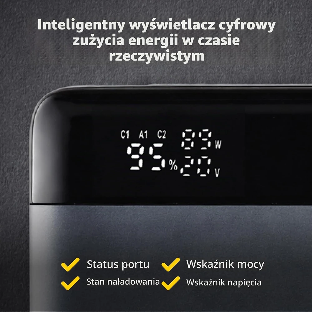 Intenso išorinis akumuliatorius HE20000, 20 000 mAh, 100 W, 7350050