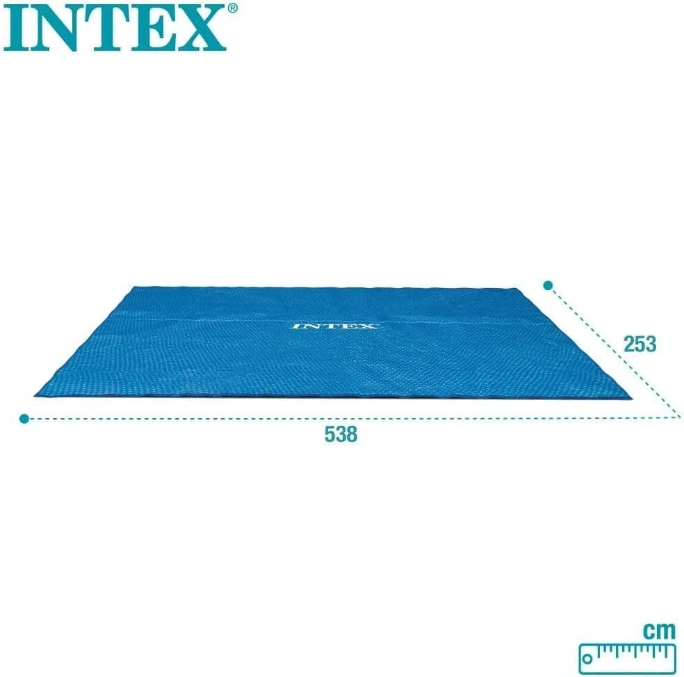 Intex Baseino uždangalas, mėlynas, 538x253cm, polietilenas