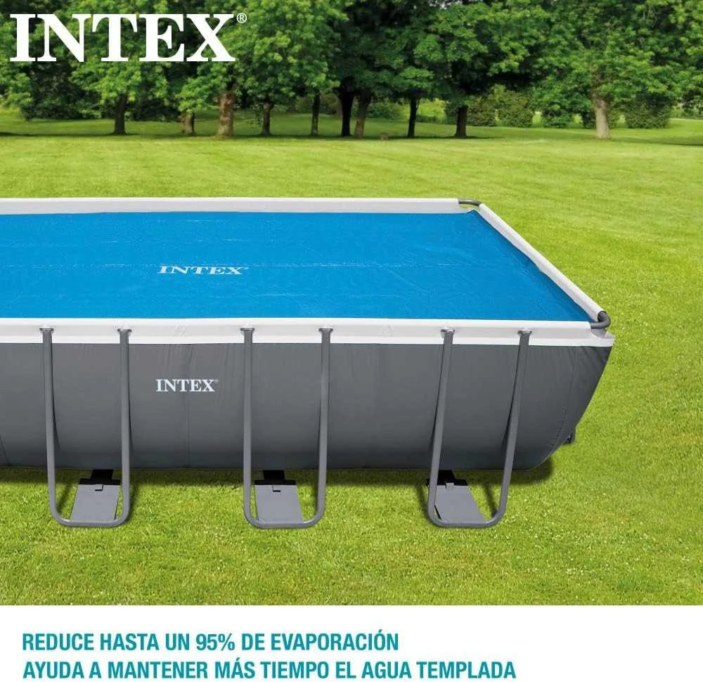 Intex Baseino uždangalas, mėlynas, 538x253cm, polietilenas