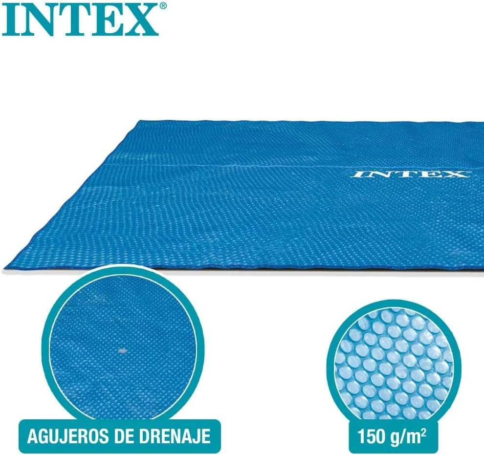 Intex Baseino uždangalas, mėlynas, 538x253cm, polietilenas