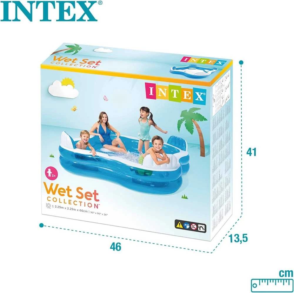 Intex Pripučiamas baseinas Swim Center Family Lounge, 56475NP