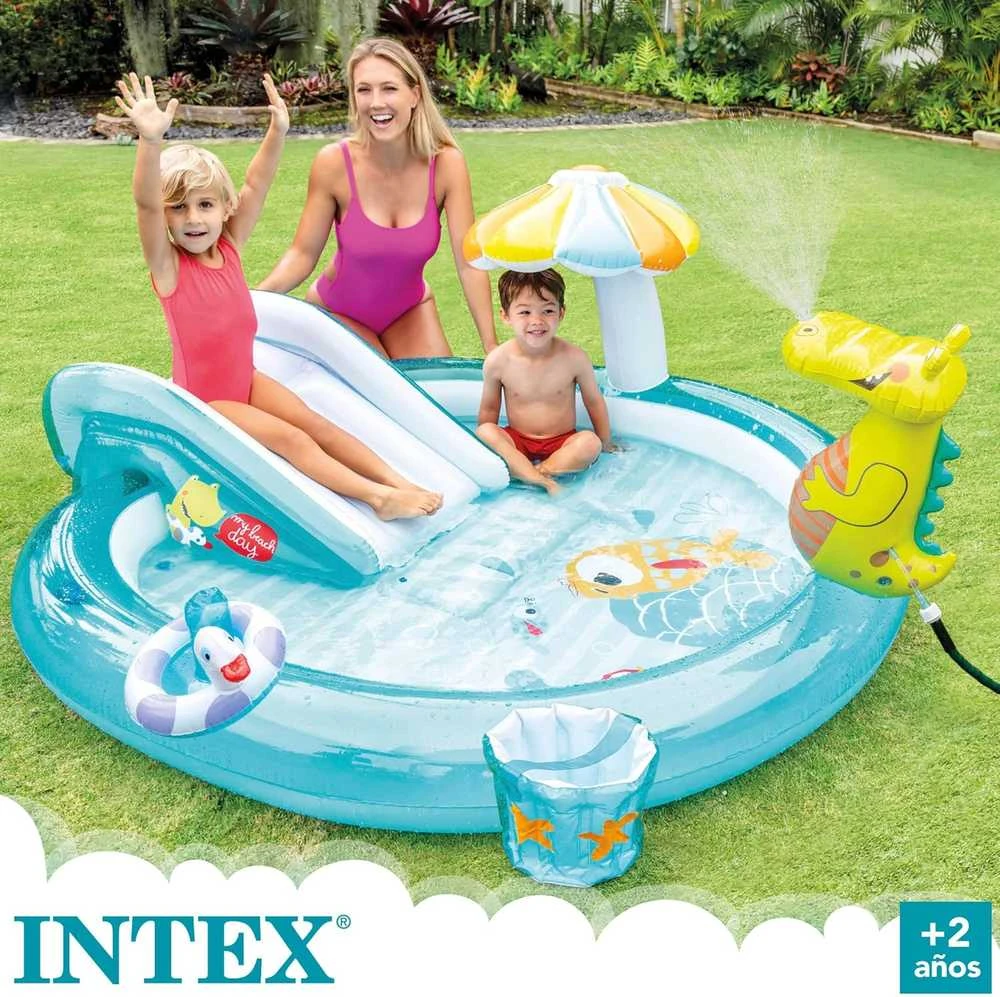 Vandens čiuožykla baseinas Intex