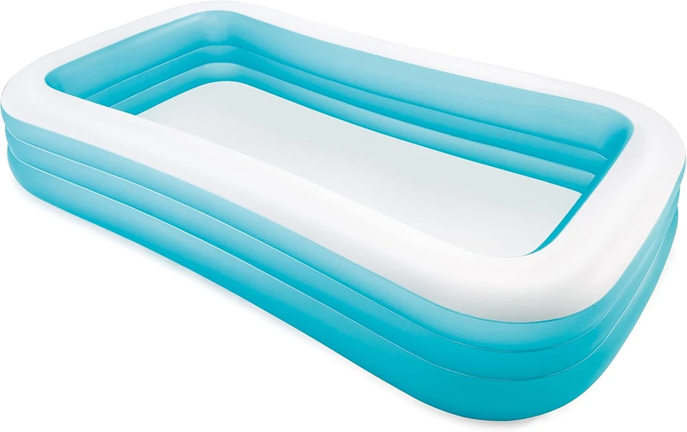 Intex pripučiamas šeimos baseinas 305 x 183 x 56 cm, plastikinis, stačiakampis, 58484EP
