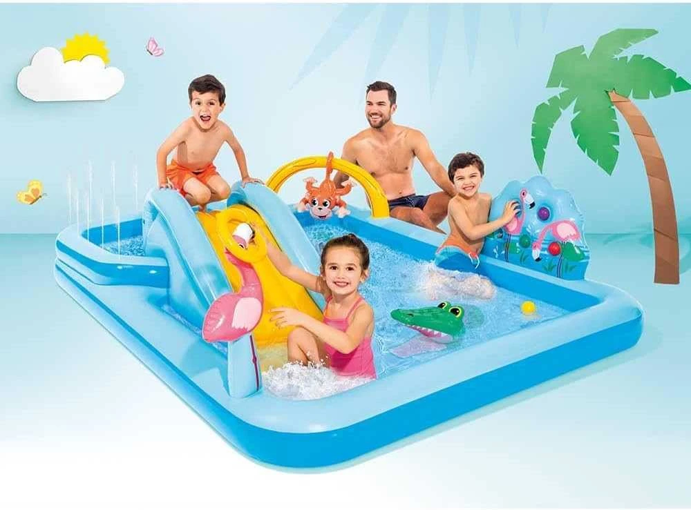 Pripučiamoji žaidimų aikštelė INTEX 57161NP, 257×216×84 cm