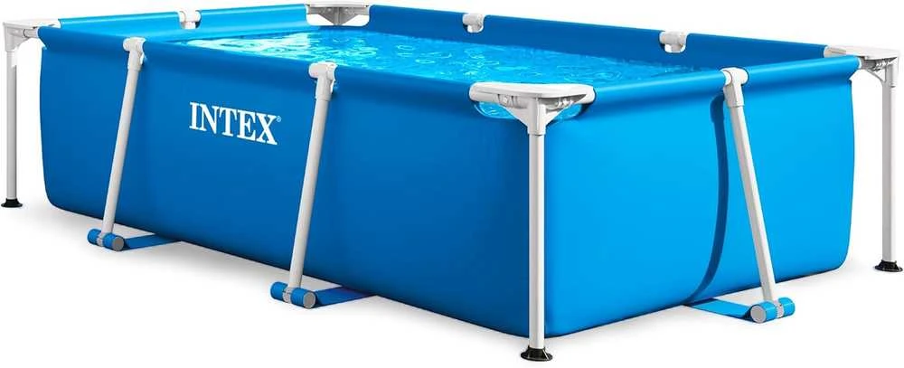 Stačiakampio formos sodo rėmas baseinas 220 x 150 cm 28270 INTEX