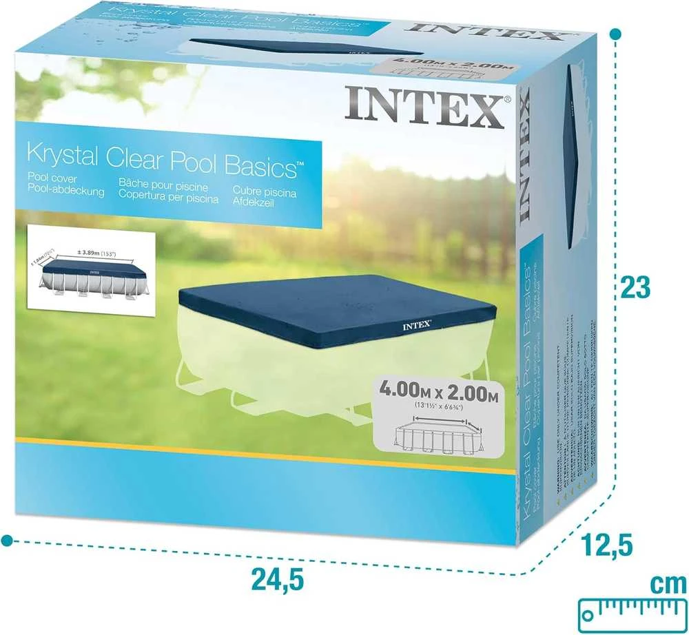 400x200cm INTEX rėminio baseino dangtis