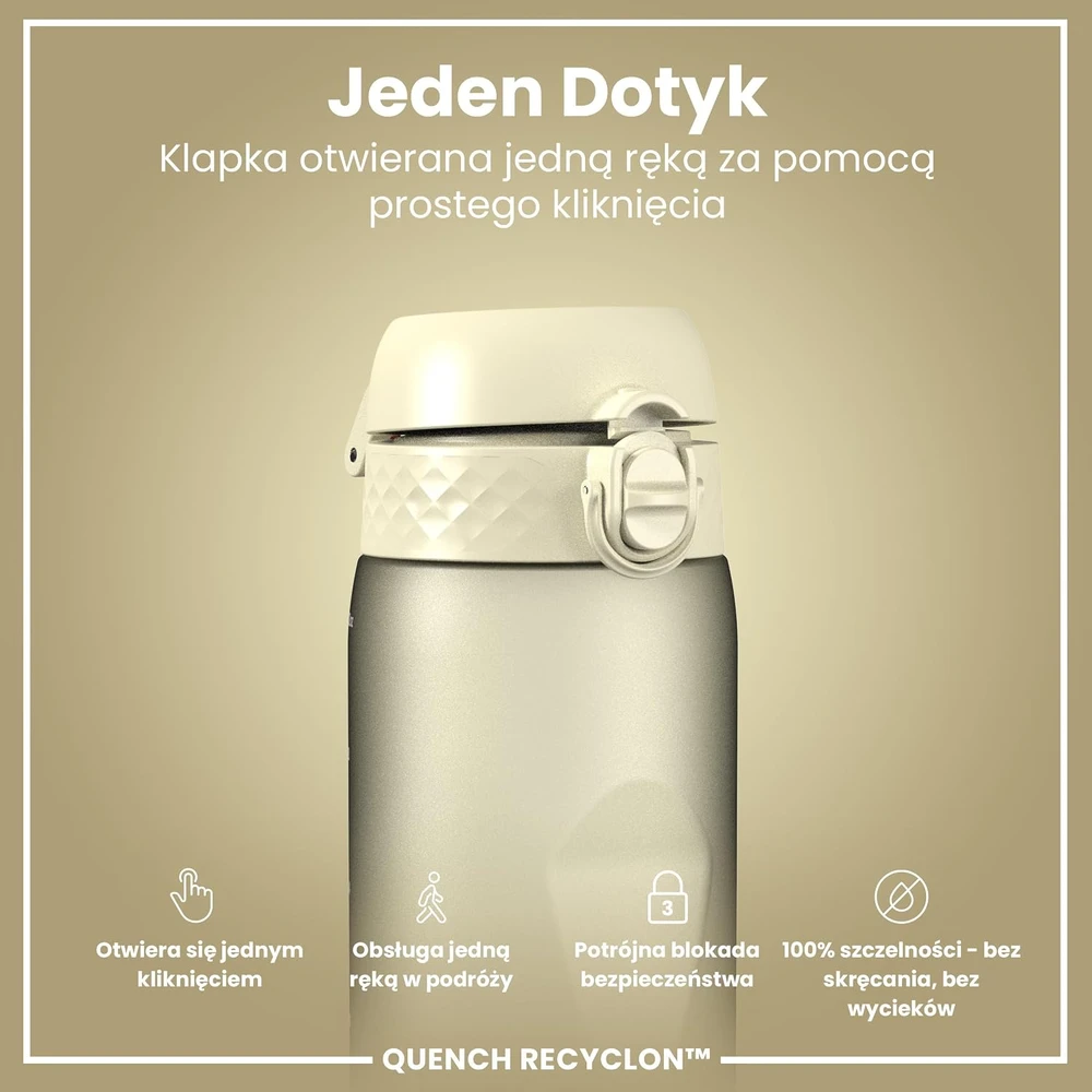 Ion8 gertuvė, 1 l, 7,9 × 28,5 cm, kreminė balta, Evo