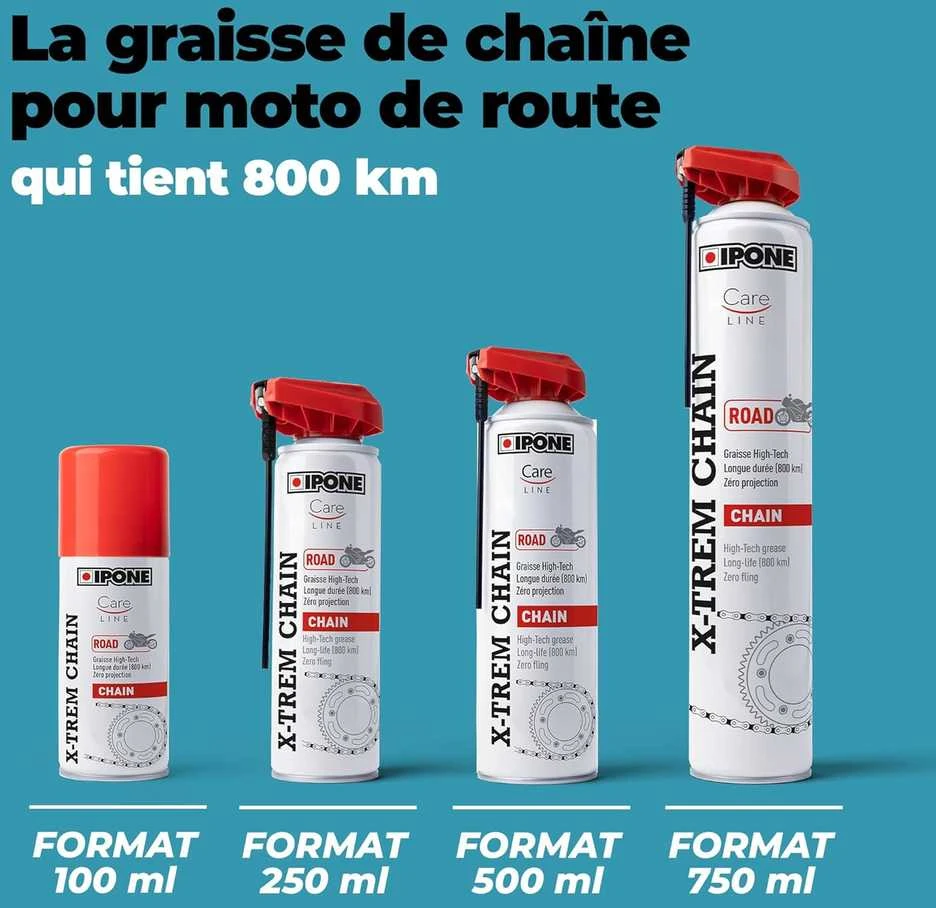 Grandinės tepalas IPONE XTREM CHAIN ROAD 750ml (800642)