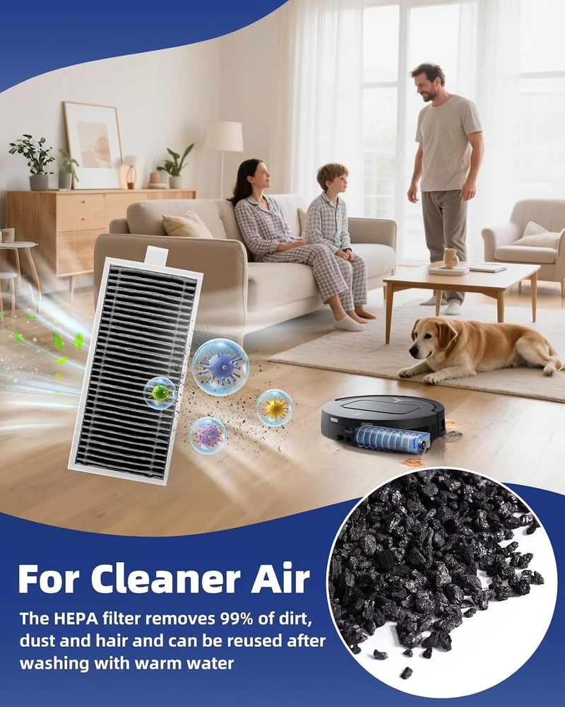 iRobacc atsarginių dalių rinkinys ECOVACS DEEBOT T80 OMNI robotui dulkių siurbliui ECOT80-SET21