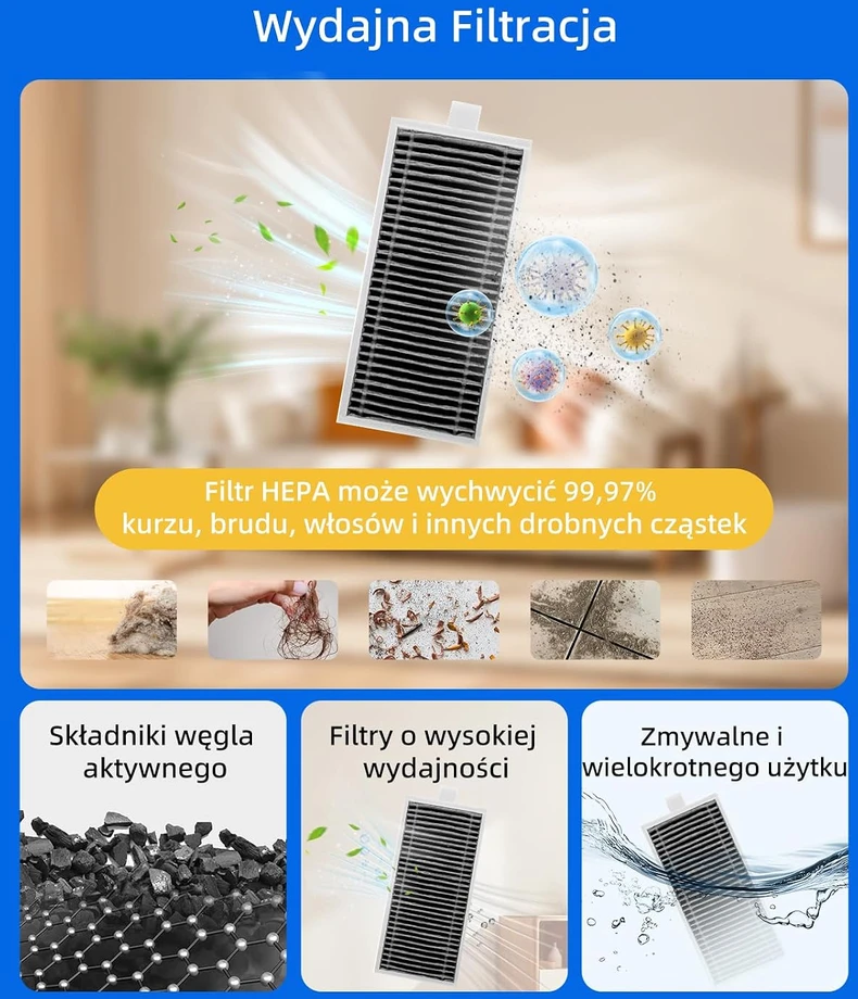 iRobacc atsarginių dalių rinkinys ECOVACS DEEBOT X11 OmniCyclone, 19 dalių SET19-ECOX11-EU