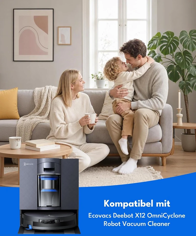 iRobacc priedų rinkinys robotui dulkių siurbliui Ecovacs Deebot X12 OmniCyclone, 20 vnt.