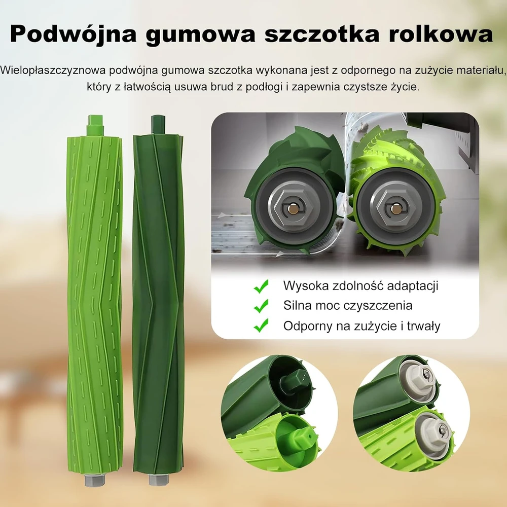iRobacc roboto dulkių siurblio priedų rinkinys iRobot Roomba Combo J7/J9/10 MAX, 17 vnt., SET17-J7-IROBT-EU