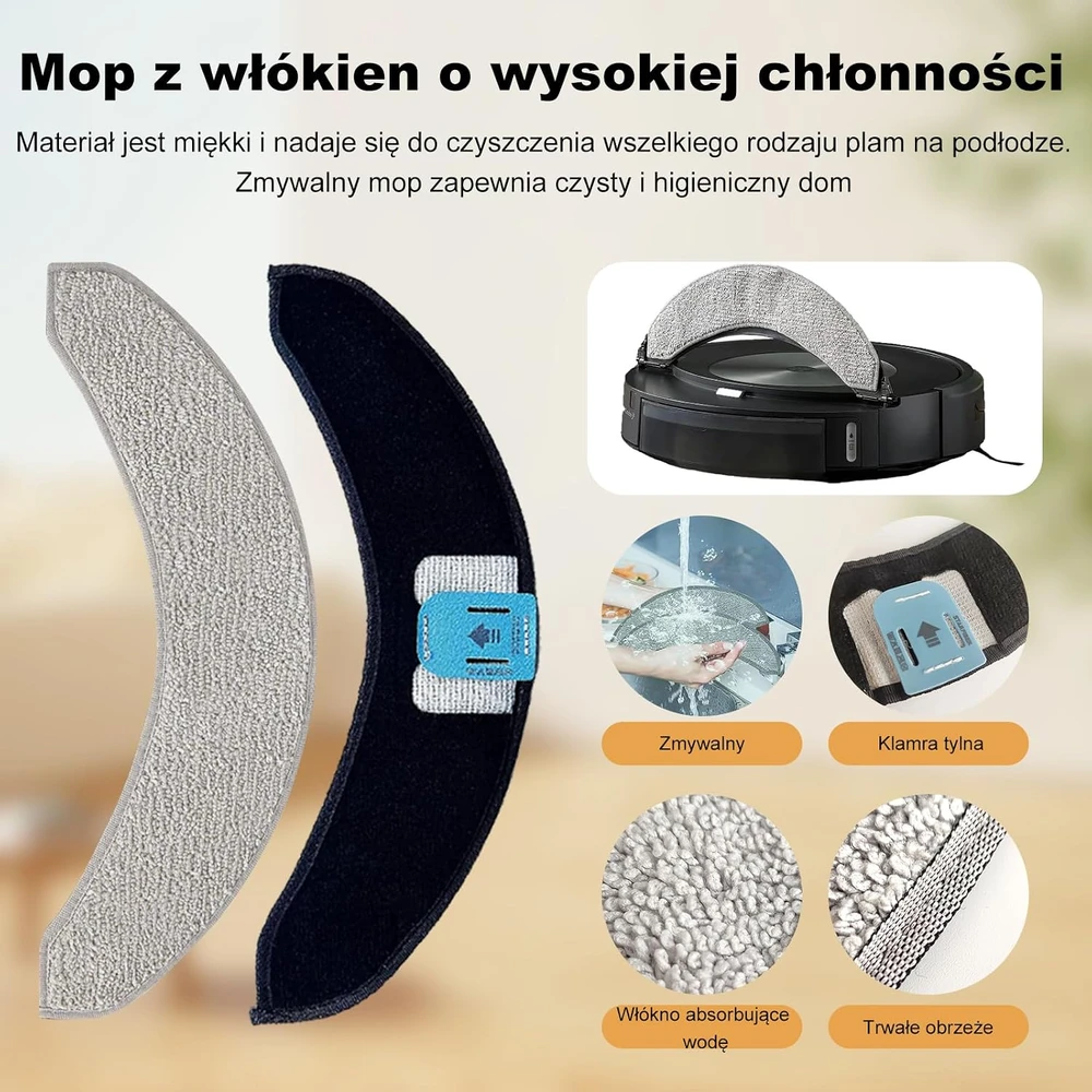 iRobacc roboto dulkių siurblio priedų rinkinys iRobot Roomba Combo J7/J9/10 MAX, 17 vnt., SET17-J7-IROBT-EU