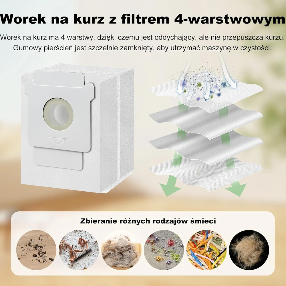 iRobacc roboto dulkių siurblio priedų rinkinys iRobot Roomba Combo J7/J9/10 MAX, 17 vnt., SET17-J7-IROBT-EU