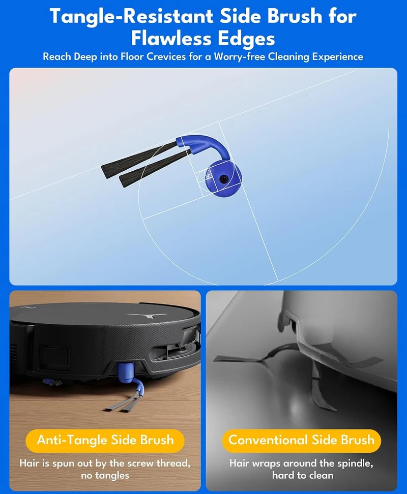 iRobacc roboto dulkių siurblio priežiūros rinkinys Ecovacs Deebot T90 Omni ir X12 Pro Omni, 23 dalių