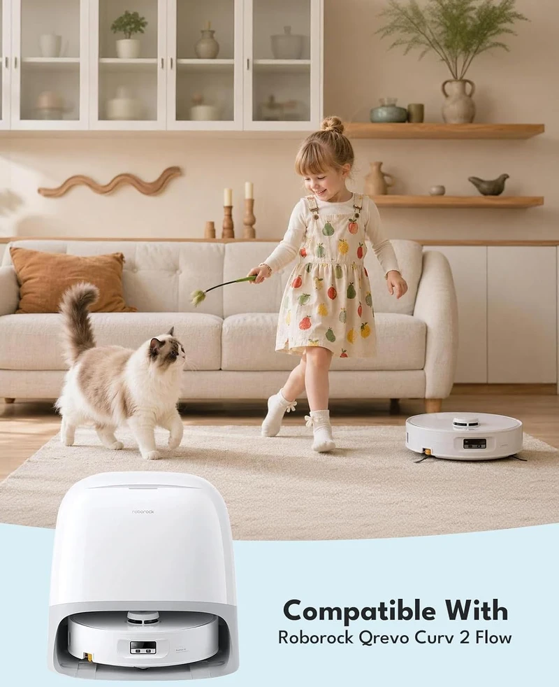 iRobacc roboto dulkių siurblio Qrevo Curv 2 Flow priedų rinkinys, 24 dalių, modelis 1