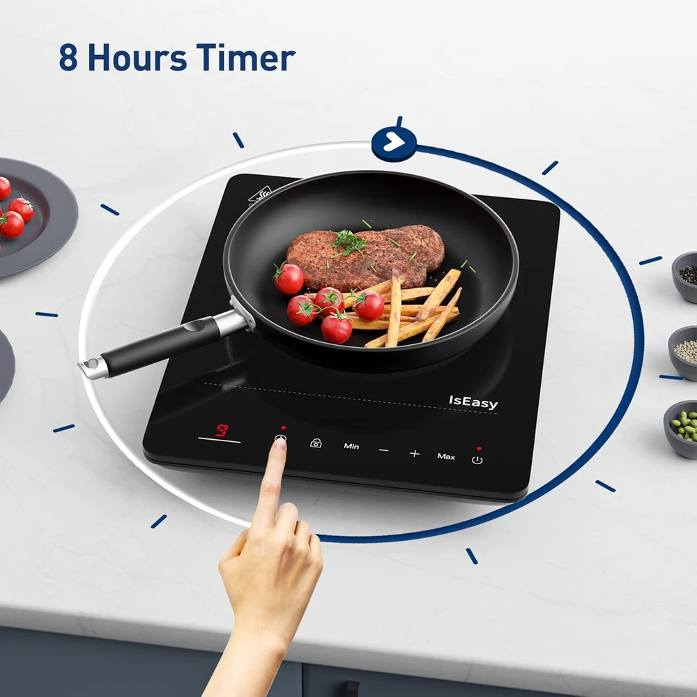 IsEasy nešiojama vienos zonos indukcinė kaitlentė 2100 W su jutikliniu valdymu IsEasy-1855701
