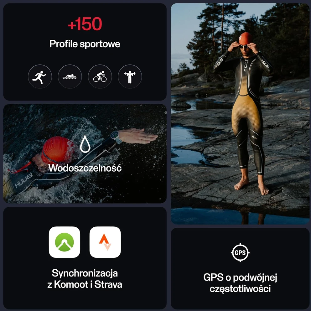 Išmanusis laikrodis Polar Vantage V3 S/L, Juodas