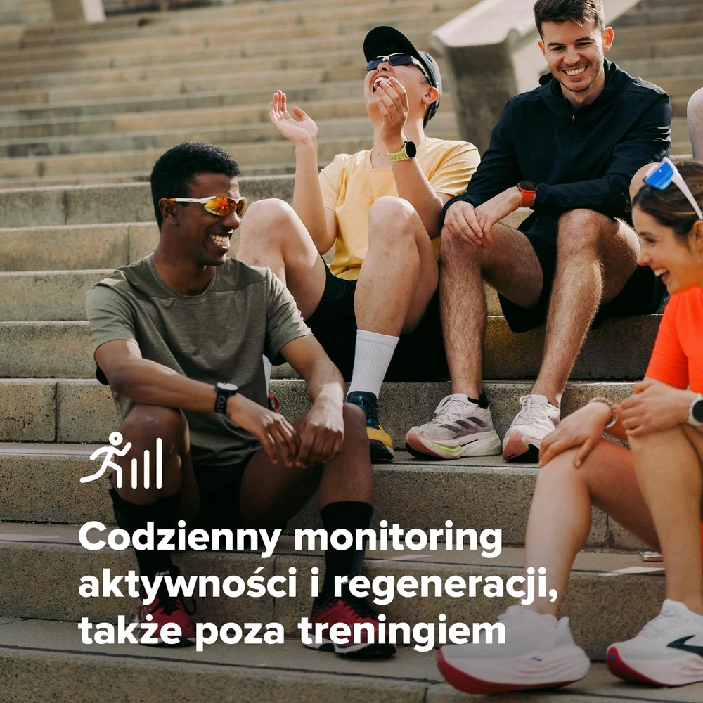 Išmanusis laikrodis Suunto išmanusis sporto laikrodis Run su AMOLED ekranu, GPS, 4 GB atmintimi, pulso ir miego stebėjimu