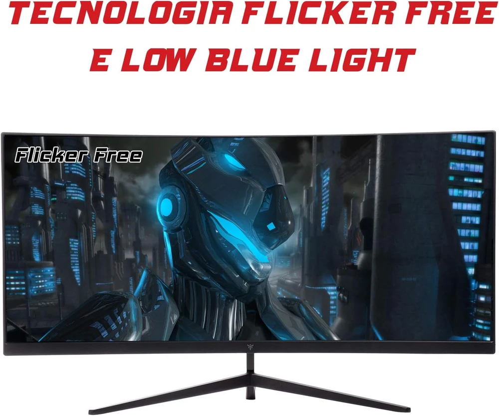 iTek lenktas 30 colių UltraWide VA monitorius 2560 × 1080, 200 Hz ITMC30V201FHD