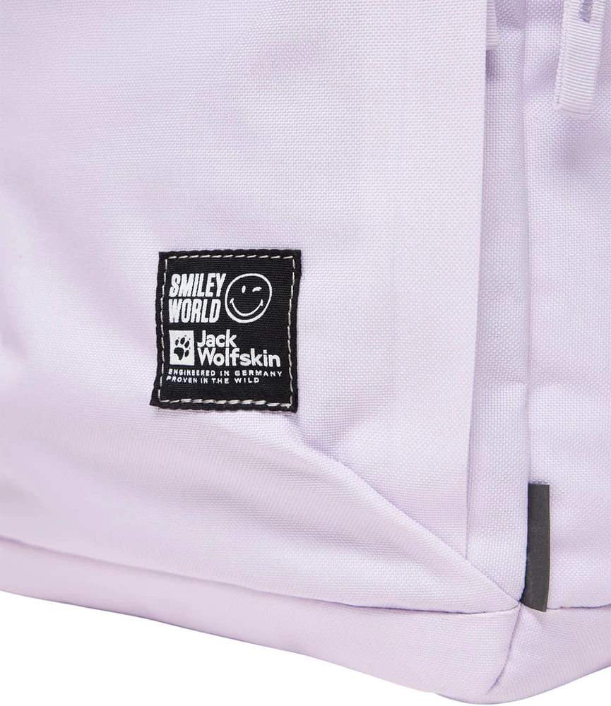 Jack Wolfskin vaikų kuprinė su neperšlampama danga, skyriaus pertvara ir 14 colių nešiojamojo kompiuterio skyriumi Smileyworld Backpack