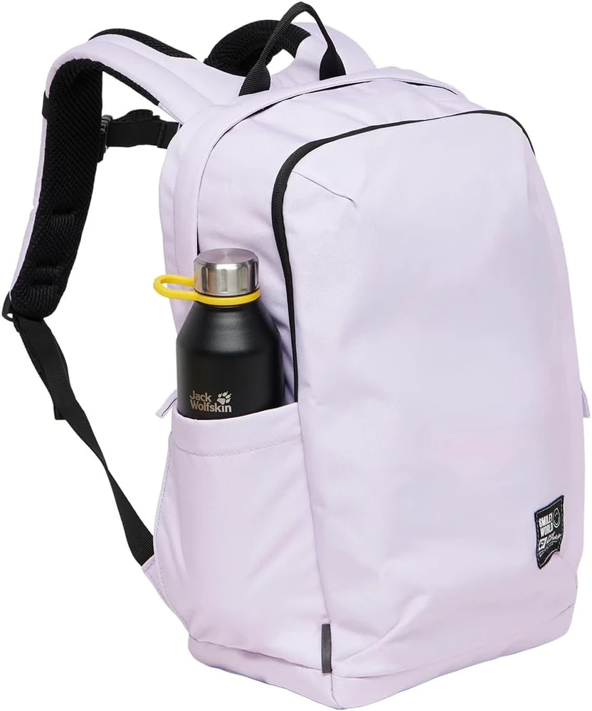 Jack Wolfskin vaikų kuprinė su neperšlampama danga, skyriaus pertvara ir 14 colių nešiojamojo kompiuterio skyriumi Smileyworld Backpack