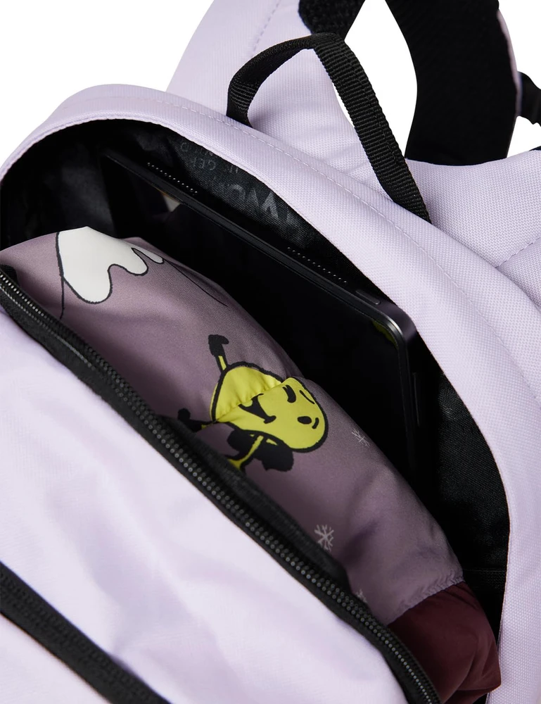Jack Wolfskin vaikų kuprinė su neperšlampama danga, skyriaus pertvara ir 14 colių nešiojamojo kompiuterio skyriumi Smileyworld Backpack