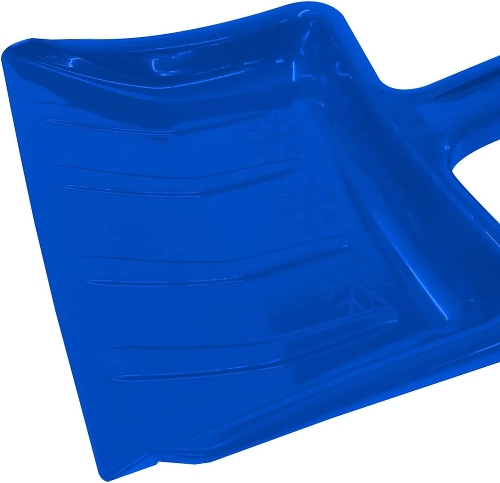Jamara sniego kastuvas iš plastiko, 70 cm, mėlynas, D formos rankena 460400
