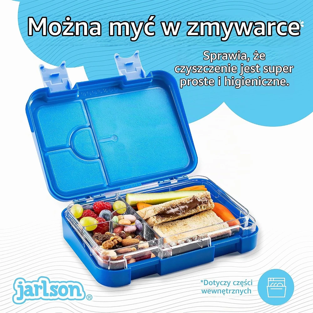 Jarlson vaikiška pietų dėžutė, 6 skyriai, 800 ml, TONI