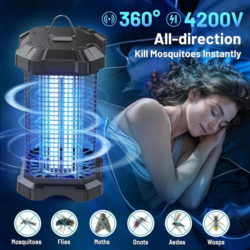 Jawlark elektrinė vabzdžių naikinimo lempa 18 W, UV 365 nm, 4200 V, PP-MWD-A-01