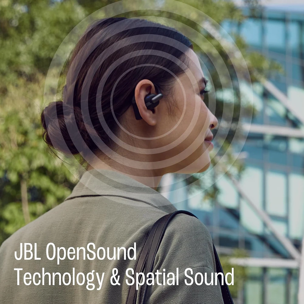Ausinės JBL Sense Pro TWS Open-Ear-Kopfhrer, Hi-Res, IP54, Juodas