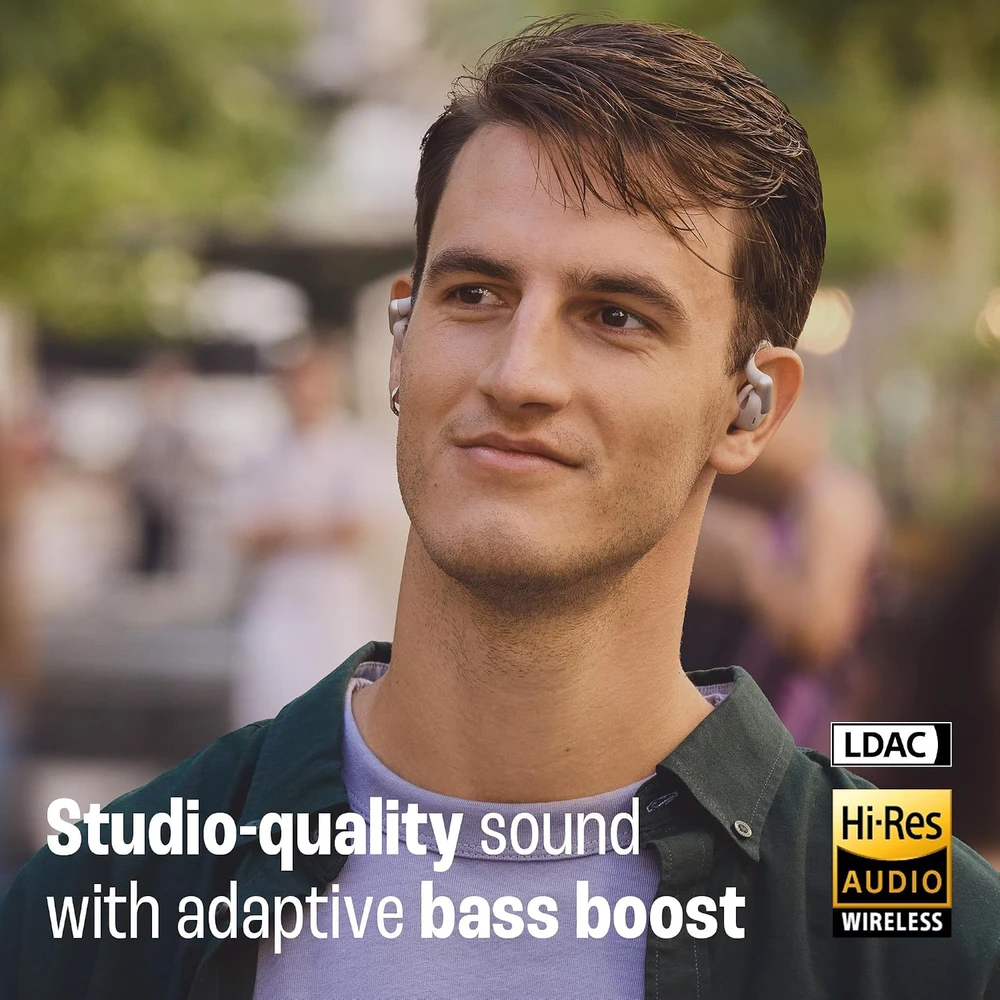 Ausinės JBL Sense Pro TWS Open-Ear-Kopfhrer, Hi-Res, IP54, Juodas