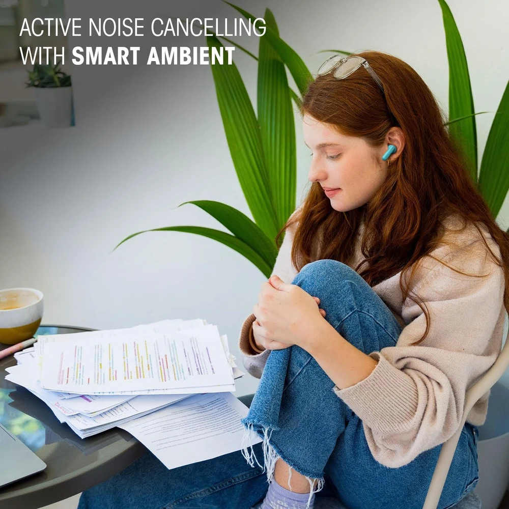 JBL belaidės į ausis įdedamos Bluetooth ausinės su ANC, 40 val. JBLWBEAM2BLK