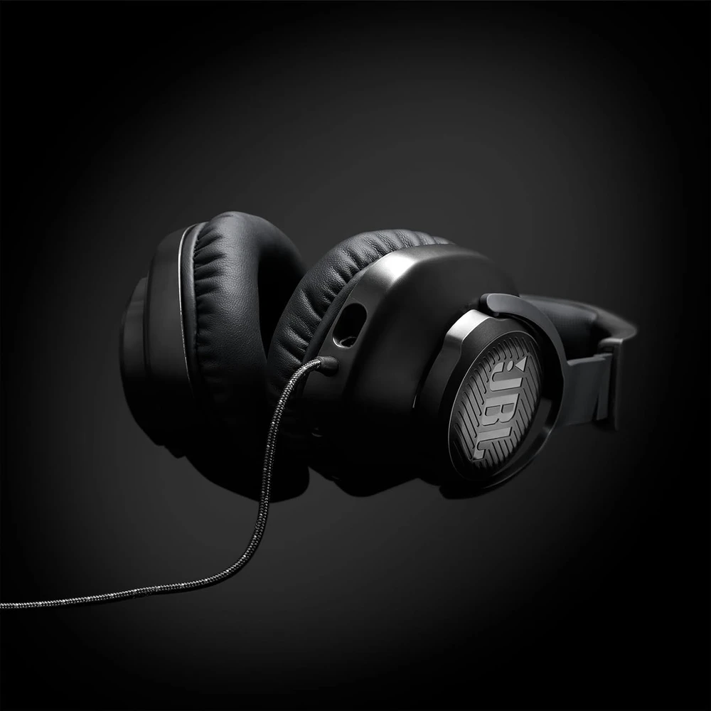 Žaidimų ausinės JBL Quantum 100, Juodos