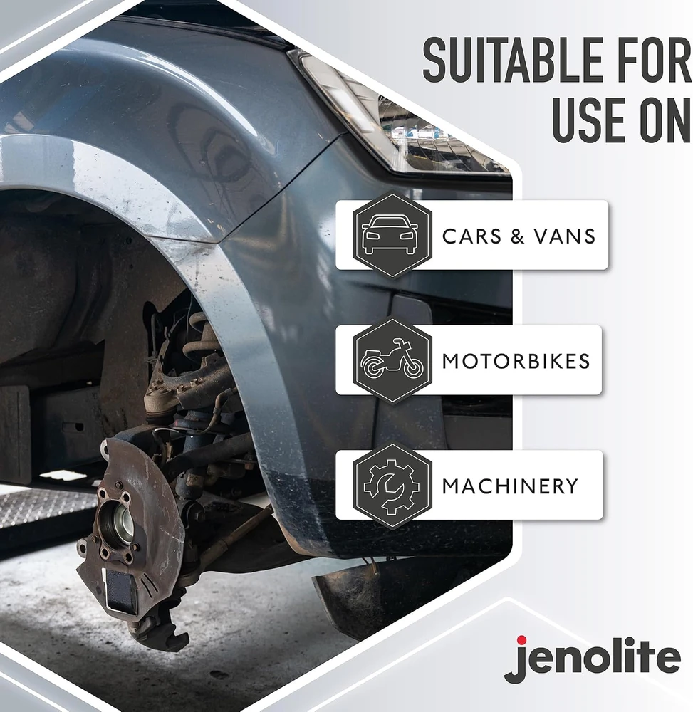 JENOLITE antikorozinis vaško aliejaus purškalas automobiliams, 2 × 500 ml, 89825