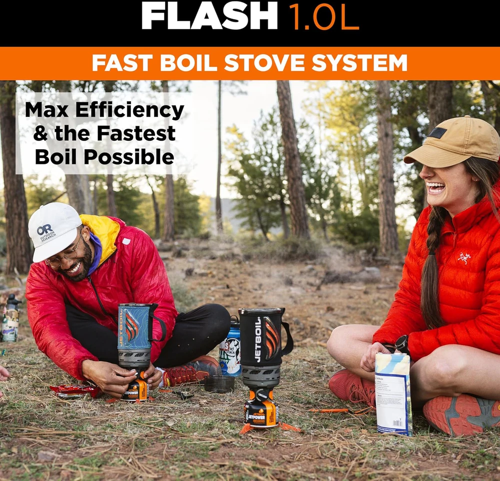 Carruzzo Jetboil greito virimo stovyklavimo viryklė Flash 1 l, automatinis uždegimas, FluxRing, FLOT3