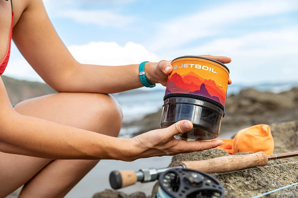jetboil 550 kubinių pėdų „MiniMo“ nešiojama kepsninė „Sunset“