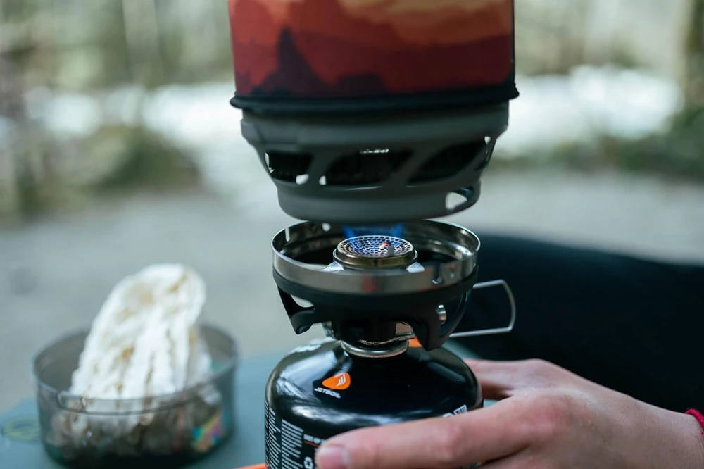 jetboil 550 kubinių pėdų „MiniMo“ nešiojama kepsninė „Sunset“