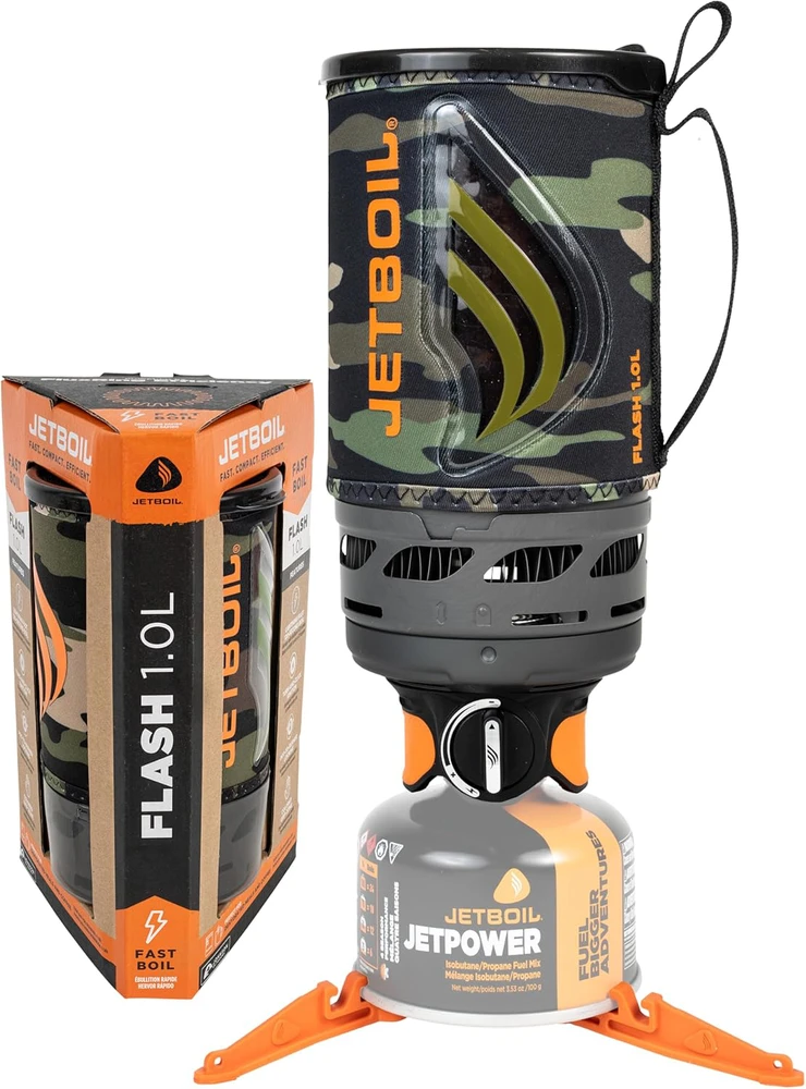 Dark Kempingo viryklė JETBOIL blykstė-tamsus kamufliažas