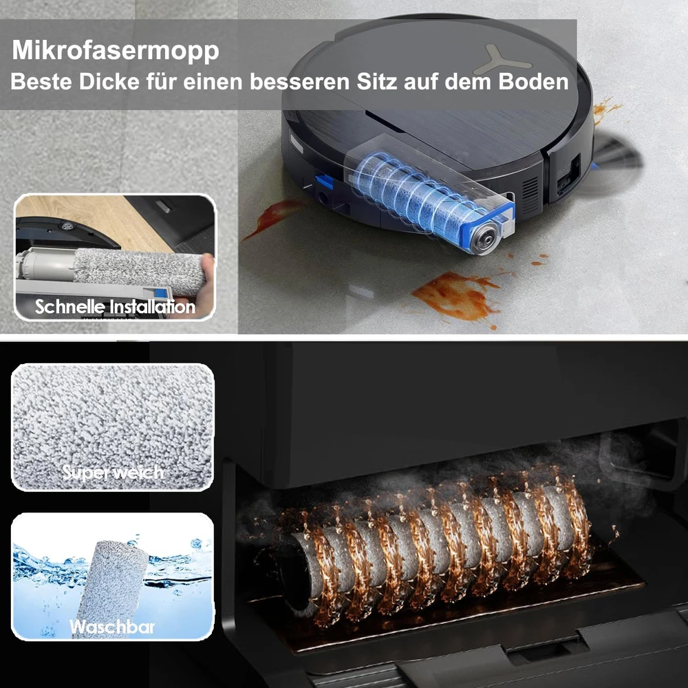 JKOISL roboto dulkių siurblio priedų rinkinys ECOVACS DEEBOT X9/X11 PRO Omni DEX9