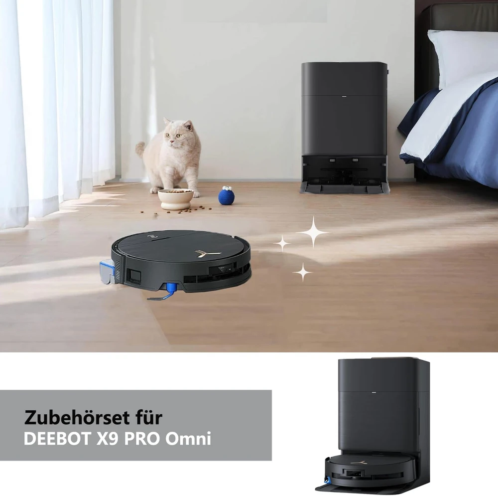 JKOISL roboto dulkių siurblio priedų rinkinys ECOVACS DEEBOT X9/X11 PRO Omni DEX9