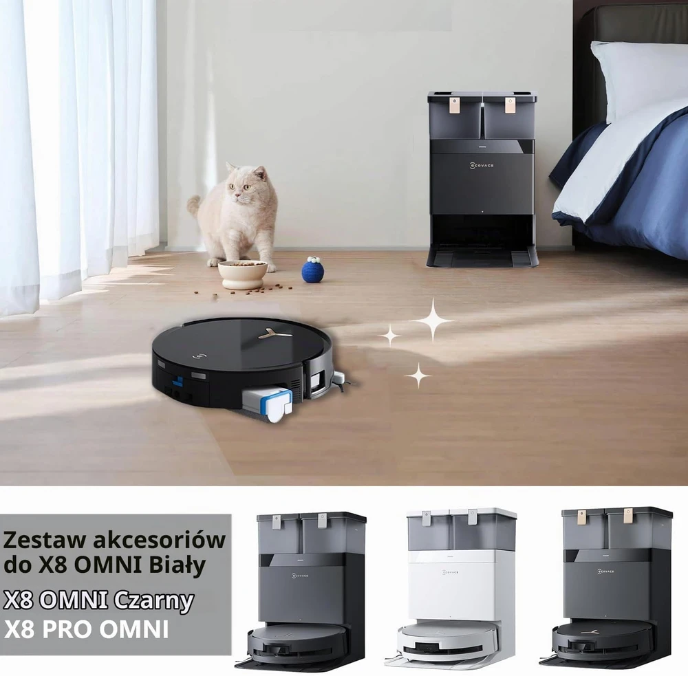 JKOISL roboto dulkių siurblio priedų rinkinys ECOVACS DEEBOT X8 PRO Omni/X8 Omni DE007