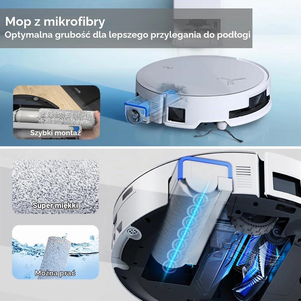 JKOISL roboto dulkių siurblio priedų rinkinys ECOVACS DEEBOT X8 PRO Omni/X8 Omni DE007
