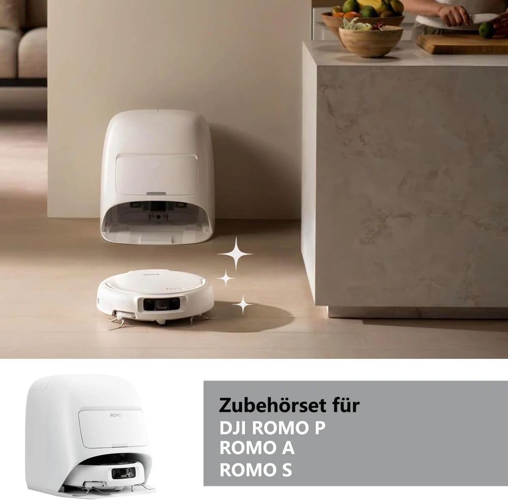 JKOISL robotų dulkių siurblių priedų rinkinys DJI ROMO P/A/S, 17 dalių, DJI ROMO